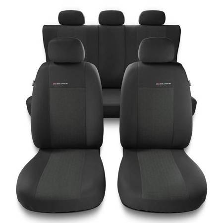 Maßgeschneiderte Sitzbezüge für Skoda Fabia II Hatchback, Kombi (2007-2014)  2. Reihe - ganze Sitzbank) - Autositzbezüge Schonbezüge für Autositze - Auto-Dekor  - Elegance - P-2 P-2
