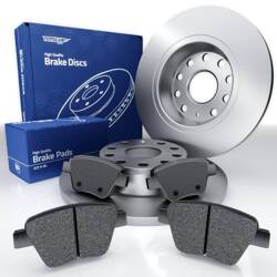 Bremsbeläge + Bremsscheiben für Audi A1 8X Hatchback, Sportback (2010-2018) - Tomex - TX 16-59 + TX 72-45 (Hinterachse)