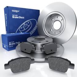 Bremsbeläge + Bremsscheiben für Fiat Bravo II Hatchback (2006-2009) - Tomex - TX 12-51 + TX 70-89 (Hinterachse)