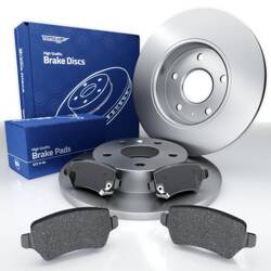 Bremsbeläge + Bremsscheiben für Opel Astra H GTC Hatchback (2005-2010) - Tomex - TX 12-97 + TX 70-06 (Hinterachse)