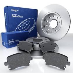 Bremsbeläge + Bremsscheiben für Skoda Superb II Kombi, Liftback (2008-2010) - Tomex - TX 13-95 + TX 70-79 (Hinterachse)