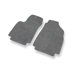 Fußmatten Auto für Hyundai Matrix (2001-2010) - Veloursmatten graue Automatten Autoteppiche - DGS Autodywan