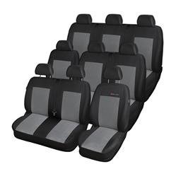 Maßgeschneiderte Sitzbezüge für Citroen Jumpy III Van (2016-....) 9 Sitzer) - Autositzbezüge Schonbezüge für Autositze - Auto-Dekor - Elegance - P-2
