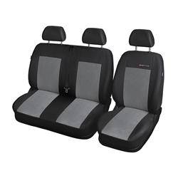 Maßgeschneiderte Sitzbezüge für Peugeot Partner III Van (2018-....) drei separate Sitze) - Autositzbezüge Schonbezüge für Autositze - Auto-Dekor - Elegance - P-2