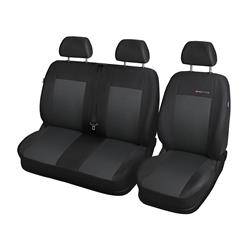 Maßgeschneiderte Sitzbezüge für Peugeot Partner III Van (2018-....) drei separate Sitze) - Autositzbezüge Schonbezüge für Autositze - Auto-Dekor - Elegance - P-3