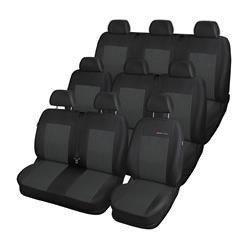 Maßgeschneiderte Sitzbezüge für Renault Trafic III Van (2014-....) 9 Sitzer) - Autositzbezüge Schonbezüge für Autositze - Auto-Dekor - Elegance - P-1