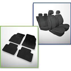 Set: teppiche aus velours + maßgeschneiderte sitzbezüge für Opel Insignia Liftback, Limousine, Sports Tourer (2008-2016) – Elegance P-1