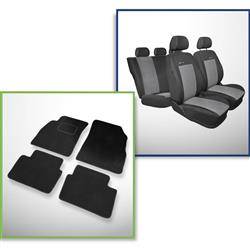 Set: teppiche aus velours + maßgeschneiderte sitzbezüge für Opel Insignia Liftback, Limousine, Sports Tourer (2008-2016) – Elegance P-2