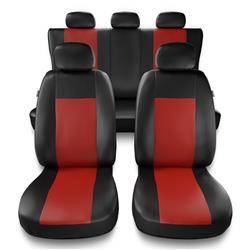 Sitzbezüge Auto für Citroen C5 I, II (2000-2017) - Autositzbezüge Universal Schonbezüge für Autositze - Auto-Dekor - Comfort - rot