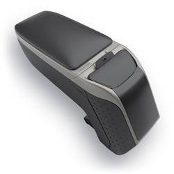 Armlehne für Ford Tourneo Connect (2014-....) - Rati - Armster 2 - silber - mit AUX- und USB-Kabel; nur für Linkslenker (LHD)