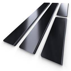 Einstiegsleisten aus Stahl für Skoda Rapid NH Liftback, Spaceback (5 Türen) - (2011-2019) - Croni - Standard - schwarz (geschleifte Oberfläche)