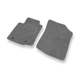 Fußmatten Auto für Citroen C1 II (2014-2021) - Veloursmatten graue Automatten Autoteppiche - DGS Autodywan