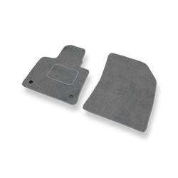 Fußmatten Auto für Citroen C4 Picasso II (2013-2019) - Veloursmatten graue Automatten Autoteppiche - DGS Autodywan