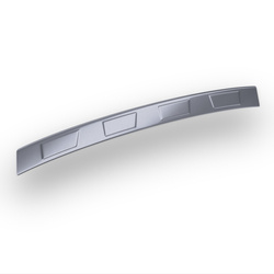 Hintere Stoßstangenleiste aus Stahl für Kia XCeed I Crossover (5 Türen) - (2019-....) - Croni - 4 Trapez - silber (matt)