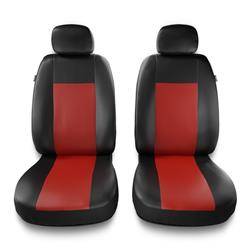 Sitzbezüge Auto für Citroen Nemo (2008-2019) - Vordersitze Autositzbezüge Set Universal Schonbezüge - Auto-Dekor - Comfort 1+1 - rot