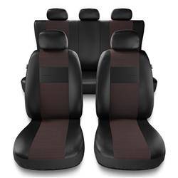 Sitzbezüge Auto für Fiat Idea (2004-2012) - Autositzbezüge Universal Schonbezüge für Autositze - Auto-Dekor - Exclusive - E5