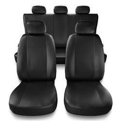 Sitzbezüge Auto für Fiat Punto Grande, Evo, 2012 (2005-2018) - Autositzbezüge Universal Schonbezüge für Autositze - Auto-Dekor - Comfort - schwarz