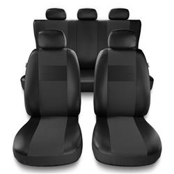 Sitzbezüge Auto für Fiat Qubo (2009-2019) - Autositzbezüge Universal Schonbezüge für Autositze - Auto-Dekor - Exclusive - E3