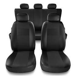 Sitzbezüge Auto für Seat Ibiza I, II, III, IV, V (1984-2019) - Autositzbezüge Universal Schonbezüge für Autositze - Auto-Dekor - Exclusive - E1