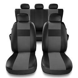 Sitzbezüge Auto für Seat Ibiza I, II, III, IV, V (1984-2019) - Autositzbezüge Universal Schonbezüge für Autositze - Auto-Dekor - Exclusive - E2