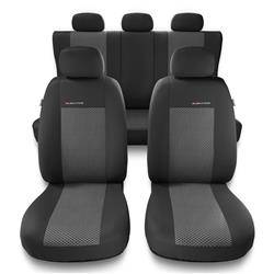 Sitzbezüge Auto für Seat Leon I, II, III (1999-2019) - Autositzbezüge Universal Schonbezüge für Autositze - Auto-Dekor - Elegance - P-2
