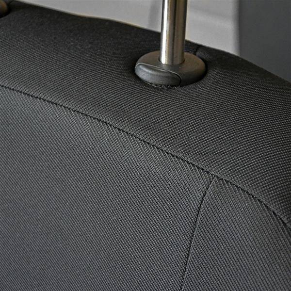 Set: teppiche aus velours + maßgeschneiderte sitzbezüge für Citroen  Berlingo II Van (2008-2018) – Elegance P-3 - nur vordere Sitze -  Bank/Sitzbank
