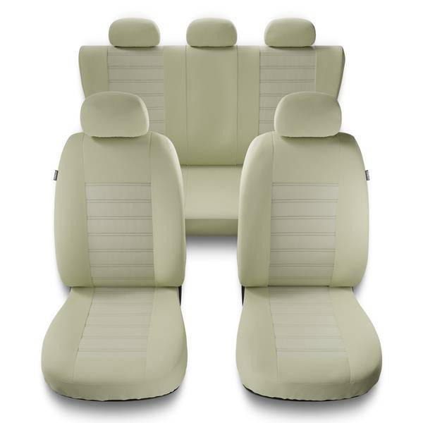 Sitzbezüge Auto für BMW 2er F22, F45 (2013-2019) - Autositzbezüge Universal  Schonbezüge für Autositze - Auto-Dekor - Modern - MG-3 (beige) MG-3 (beige)