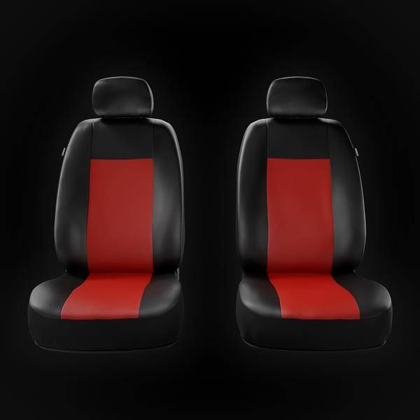 Sitzbezüge Auto für BMW X3 E83, F25, G01 (2003-2019) - Vordersitze  Autositzbezüge Set Universal Schonbezüge - Auto-Dekor - Comfort 1+1 - rot  rot