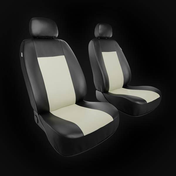 Sitzbezüge Auto für Citroen C-Elysee (2013-2019) - Vordersitze  Autositzbezüge Set Universal Schonbezüge - Auto-Dekor - Comfort 1+1 - beige  beige