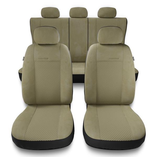 Set: TPE-Teppiche + Maßgeschneiderte Sitzbezüge für Ford Kuga II
