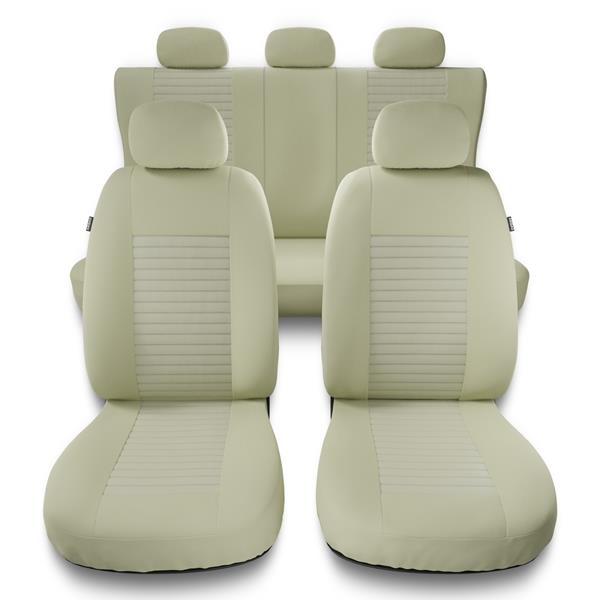 Sitzbezüge Auto für Hyundai Galloper I, II (1991-2003) - Autositzbezüge  Universal Schonbezüge für Autositze - Auto-Dekor - Modern - MC-3 (beige)