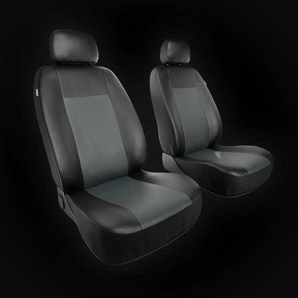 Sitzbezüge Auto für Kia Ceed I, II, III (2006-2019) - Vordersitze  Autositzbezüge Set Universal Schonbezüge - Auto-Dekor - Comfort 1+1 - grau  DG-0074
