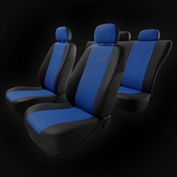 Sitzbezüge Auto für Kia Stonic (2017-2019) - Autositzbezüge Universal  Schonbezüge für Autositze - Auto-Dekor - XR - blau DG-0007