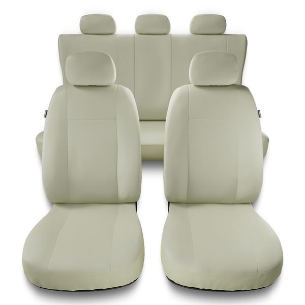 Sitzbezüge Auto für Lancia Y, Ypsilon I, II, III, IV (1985-2019) -  Autositzbezüge Universal Schonbezüge für Autositze - Auto-Dekor - Comfort  Plus - beige