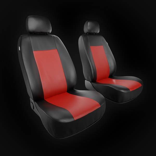 Sitzbezüge Auto für Mercedes-Benz CL W140, W215, W216 (1996-2013) - Vordersitze  Autositzbezüge Set Universal Schonbezüge - Auto-Dekor - Comfort 1+1 - rot  rot