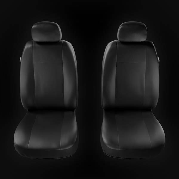 Sitzbezüge Auto für Opel Astra F, G, H, J, K (1991-2019) - Vordersitze  Autositzbezüge Set Universal Schonbezüge - Auto-Dekor - Comfort 1+1 -  schwarz schwarz