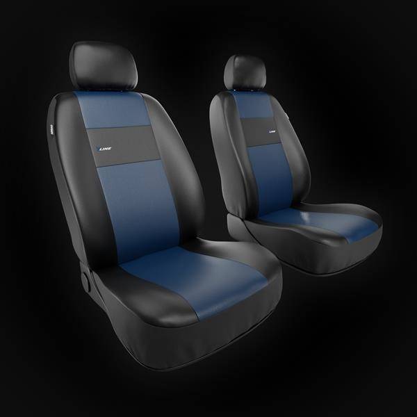 Premium Kunstleder Sitzbezug Auto Sitzbezüge Sitz Karo Beige für viele  Fahrzeuge