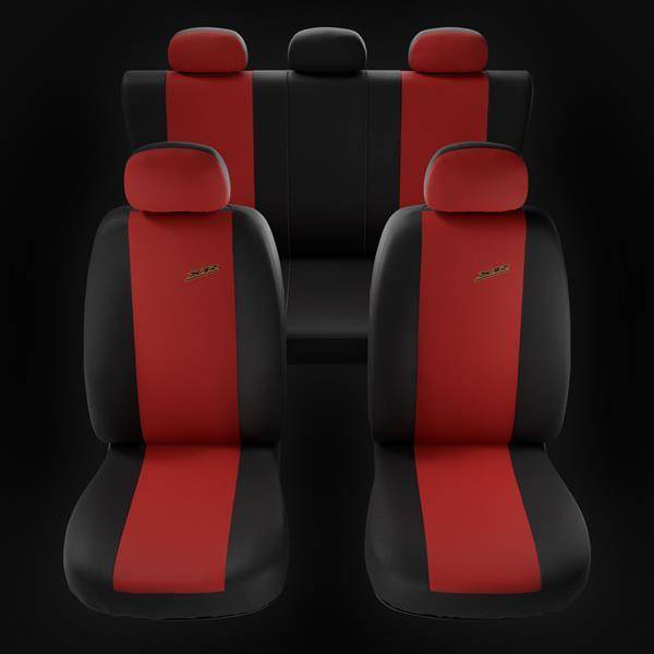 Dacia Sandero Rot Universal Sitzbezüge Sitzbezug Auto Schonbezüge COMFORT 