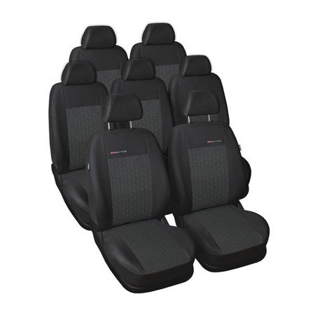 Maßgeschneiderte Sitzbezüge für Nissan Qashqai +2 Crossover (2006-2013) 7 Sitzer) - Autositzbezüge Schonbezüge für Autositze - Auto-Dekor - Elegance - P-1