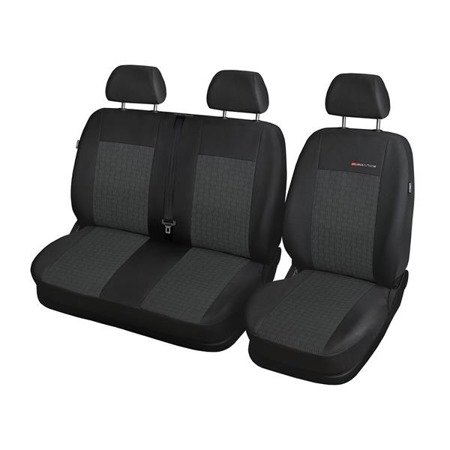 Maßgeschneiderte Sitzbezüge für Volkswagen Multivan T5 Van (2003-2015) nur vordere Sitze) - Autositzbezüge Schonbezüge für Autositze - Auto-Dekor - Elegance - P-1