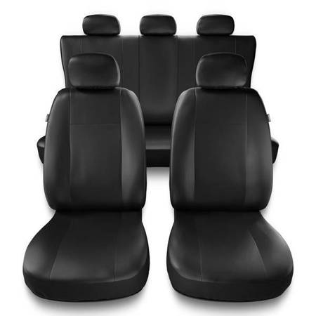 Sitzbezüge Auto für Audi Q5 I, II (2008-2019) - Autositzbezüge Universal Schonbezüge für Autositze - Auto-Dekor - Comfort - schwarz