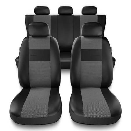 Sitzbezüge Auto für Skoda Rapid (2012-2019) - Autositzbezüge Universal Schonbezüge für Autositze - Auto-Dekor - Exclusive - E2