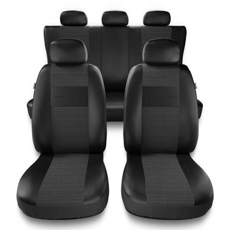 Sitzbezüge Auto für Skoda Rapid (2012-2019) - Autositzbezüge Universal Schonbezüge für Autositze - Auto-Dekor - Exclusive - E4