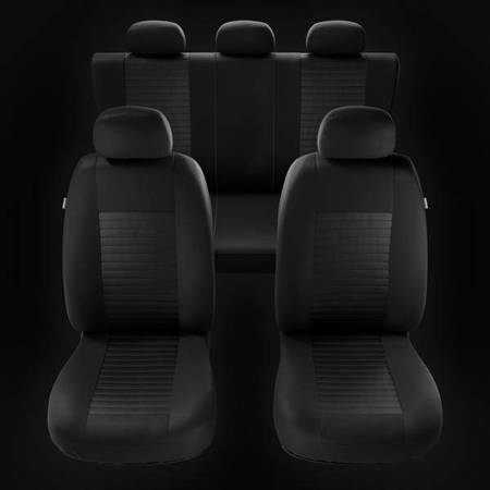 Sitzbezüge Sitzbezug Schonbezüge für Suzuki Swift Schwarz Modern MG-1 Set 