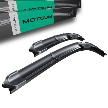 Vordere Scheibenwischer für Honda Civic VII Hatchback (02.2001-12.2005) - Motgum - Wischerblätter Flach Premium