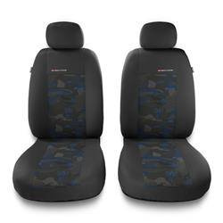 Sitzbezüge Auto für Alfa Romeo 145 (1994-2000) - Vordersitze Autositzbezüge Set Universal Schonbezüge - Auto-Dekor - Elegance 1+1 - blau
