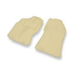 Fußmatten Auto für Ford Maverick I (5 türig) (1993-2000) - Veloursmatten beige Automatten Autoteppiche - DGS Autodywan