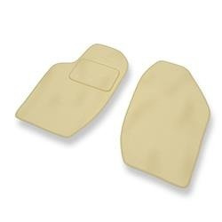 Fußmatten Auto für Alfa Romeo 164 I (1987-1997) - Veloursmatten beige Automatten Autoteppiche - DGS Autodywan