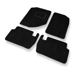 Fußmatten Auto für Dodge Durango II (2004-2009) - Veloursmatten schwarze Automatten Autoteppiche - DGS Autodywan