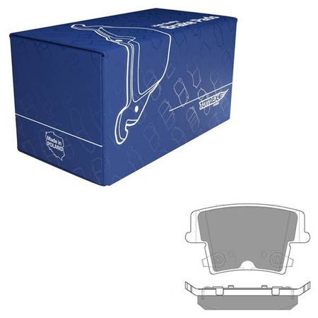 Bremsbeläge für Chrysler 300C I Kombi, Limousine (2004-2012) - Tomex - TX 15-72 (Hinterachse)
